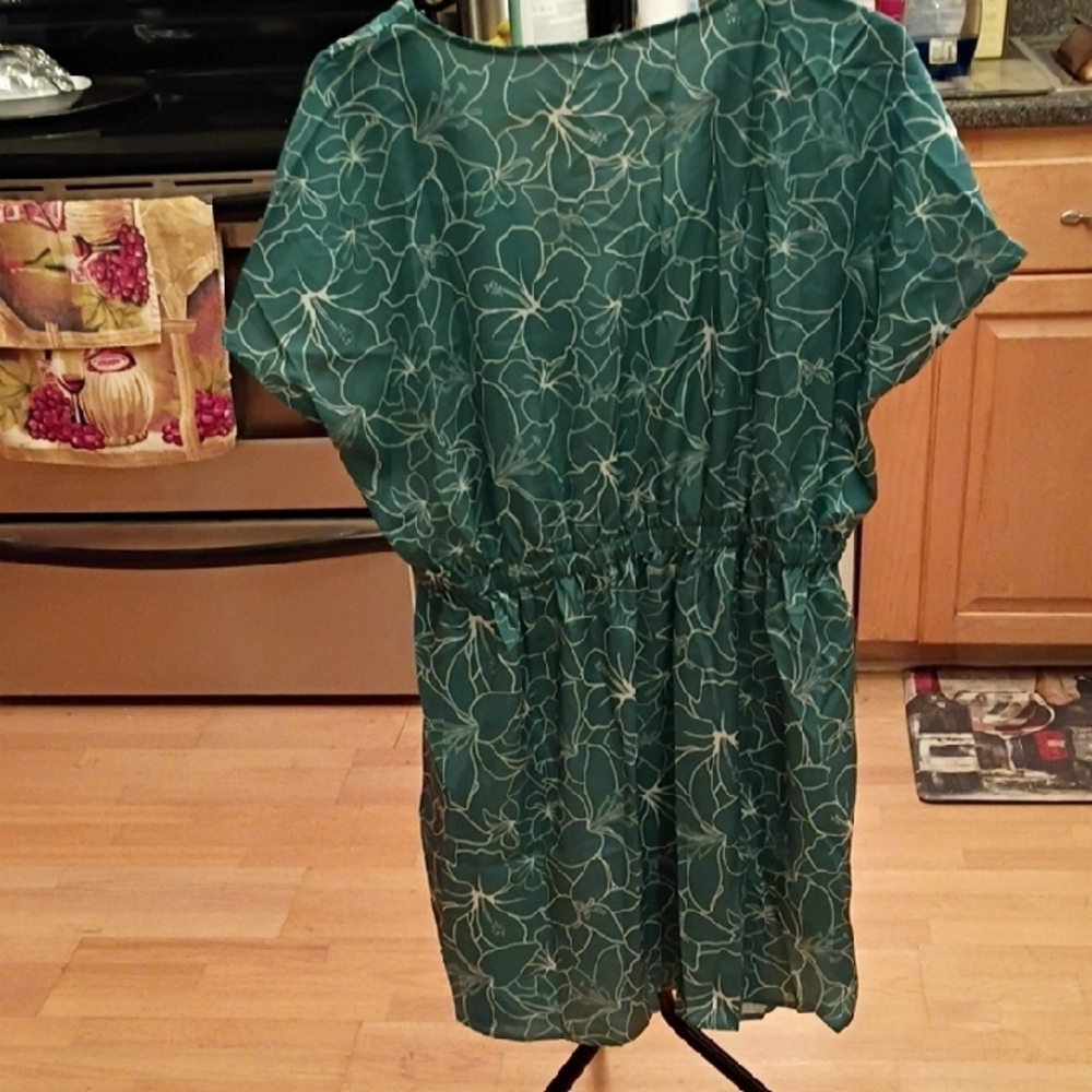 Cupshe Green Floral Midi Dress - Picture 3 of 9